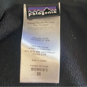 Patagonia Women's Black Fleece vest